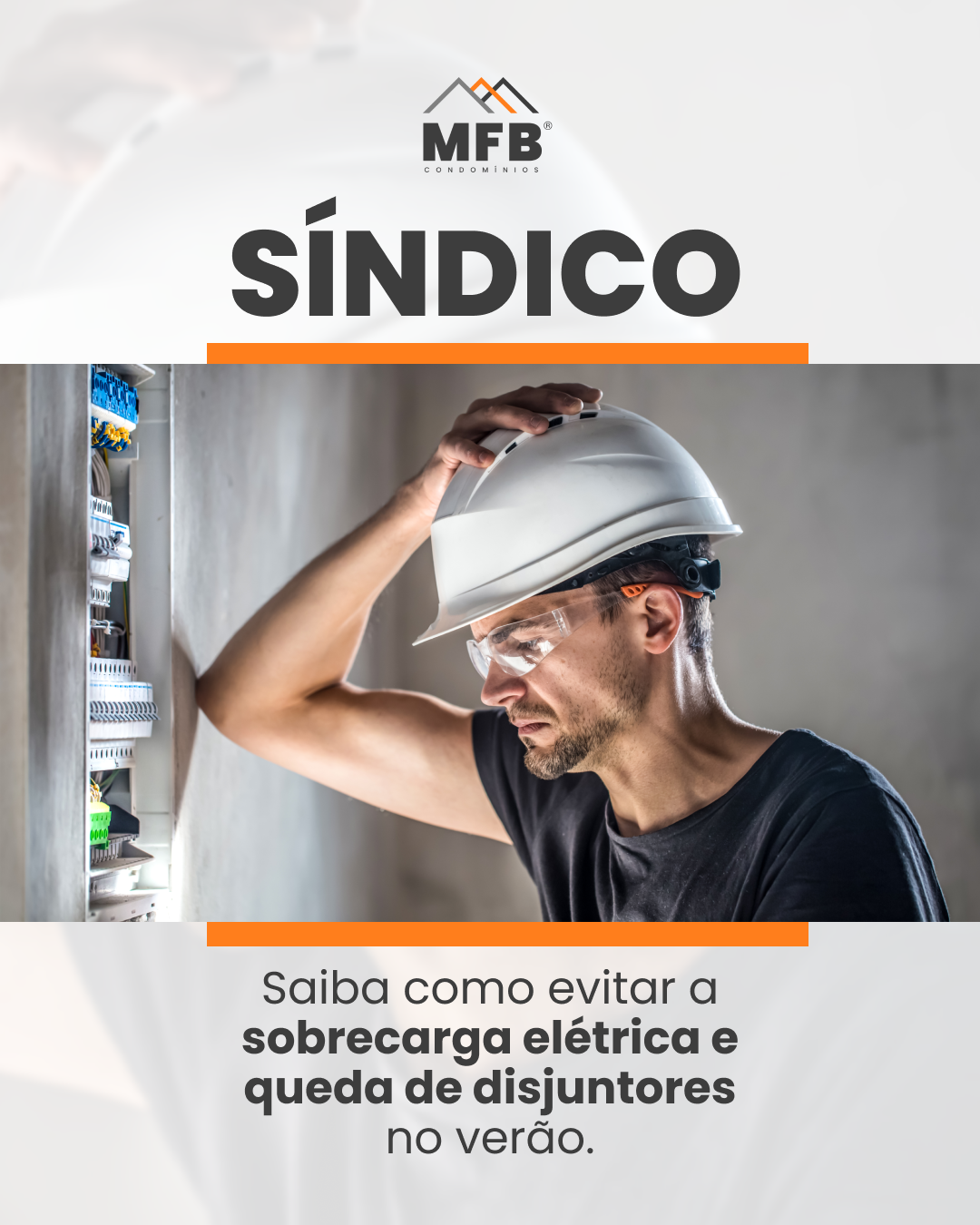 Guia completo para síndicos em casos de sobrecarga elétrica e queda de disjuntores no pico do verão.
