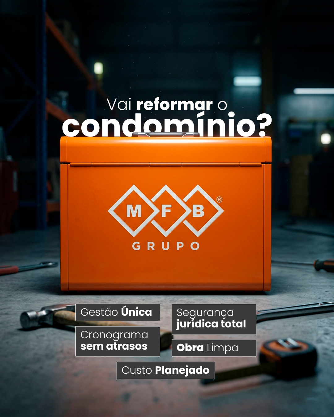 Vai reformar o condomínio?